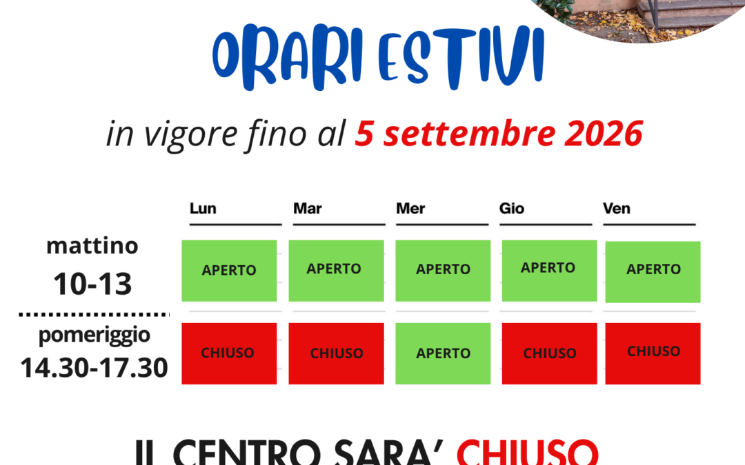 Dall’8 giugno in vigore l’orario estivo